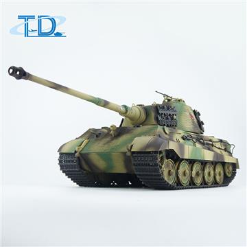 2.4Ghz 1/16  King Tiger-henschel RC Tank Sound+Smoke+Shooting Customized Paint