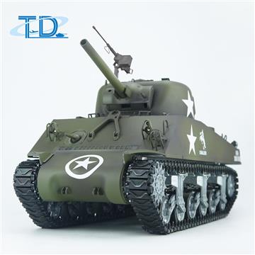2.4Ghz 1/16 U.S.A  "Sherman"M4A3 RC Tank Sound+Smoke+Shooting Customized Paint