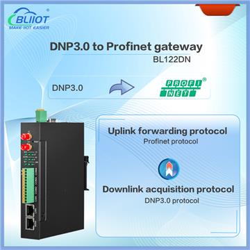 Electric power water conservancy chemical industry DNP3.0 to Profinet IoT gateway BL122DN