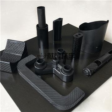 Production of carbon fiber molded parts