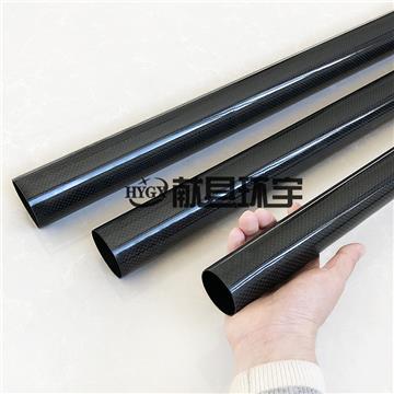 3K carbon fiber round tube glossy/matte
