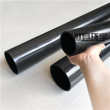 Supply of high-strength 3k carbon fiber round pipes