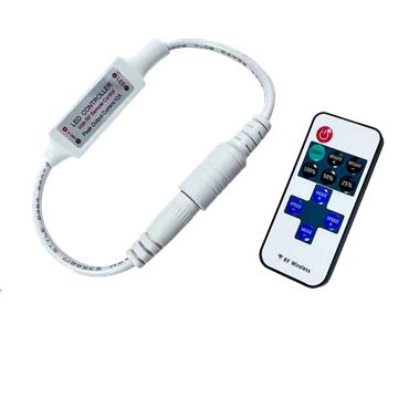 11key RF Mini Wireless Remote Controller DC5-24V For 3528 5050 2835 Single Color LED Strip Lights Switch Dimmer Control