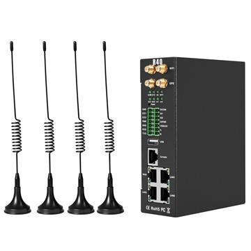 2DI 2DO RS485 to Wireless 4g wifi communication edge computing to Thingsboard cloud