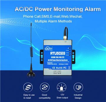 Wireless Power Status Remote Alarm RTU Gateway for AC DC Power Monitoring